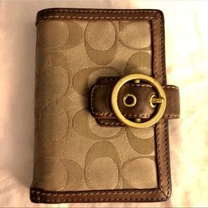 Vintage Coach Monogram Wallet